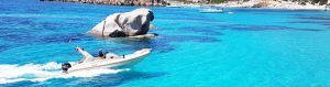 Costa Smeralda in gommone